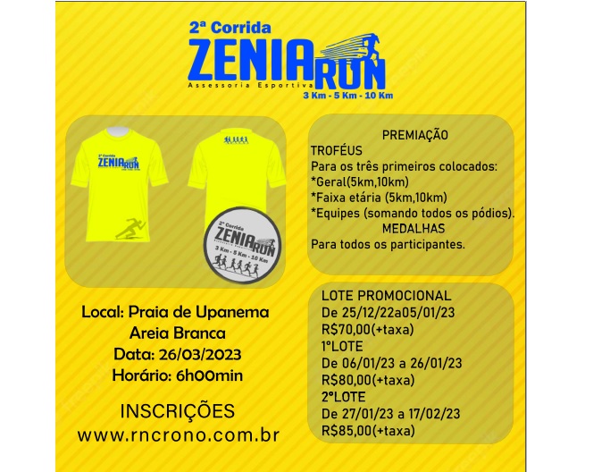 evento: 2º CORRIDA ZENIARUN 